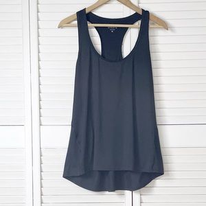 Athleta black racerback tank